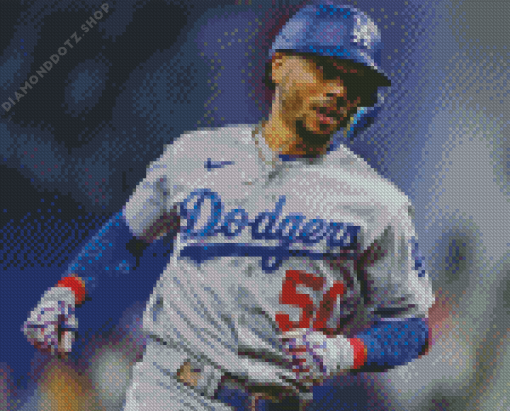 Mookie Betts American Outfielder Diamond Painting