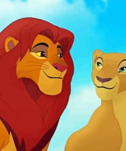 Nala And Simba Diamond Painting