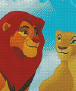 Nala And Simba Diamond Painting