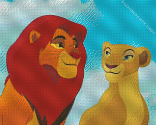 Nala And Simba Diamond Painting