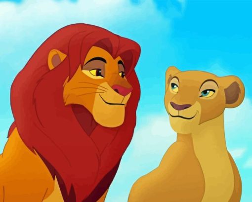 Nala And Simba Diamond Painting