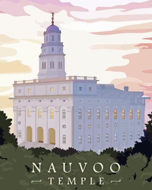 Nauvoo Temple Diamond Painting