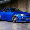 Nissan R34 Skyline Gtr Diamond Painting