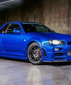 Nissan R34 Skyline Gtr Diamond Painting