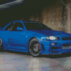 Nissan Skyline Gtr R34 Diamond Painting