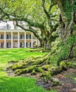 Oak Alley Plantation Diamond Painting