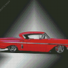 Red 58 Impala Diamond Painting