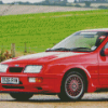 Red Ford Cosworth Diamond Painting