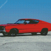 Red Ford Torino Diamond Painting