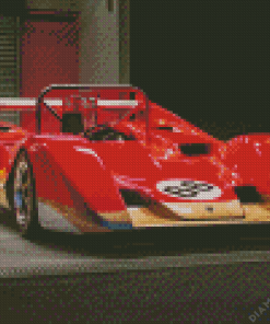 Red Sport Car Can AM Diamond Painting