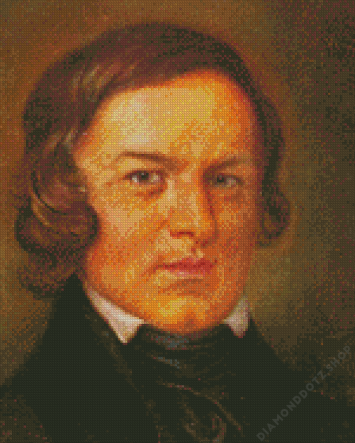 Robert Schumann Portrait Diamond Painting