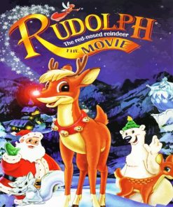 Rudolph The Red Nosed Reindeer Diamond Painting