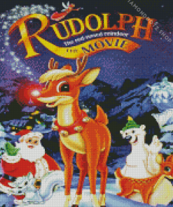 Rudolph The Red Nosed Reindeer Diamond Painting