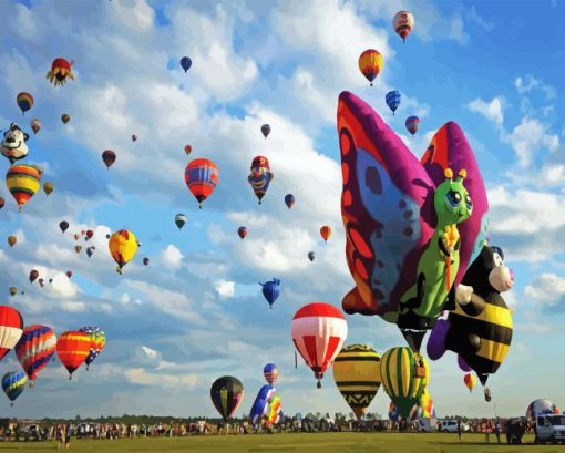 Saint Richelieu Balloon Festival Diamond Painting