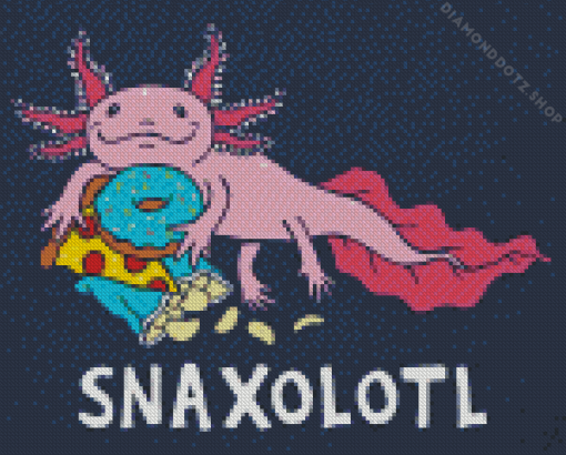 Snaxolotl Diamond Painting