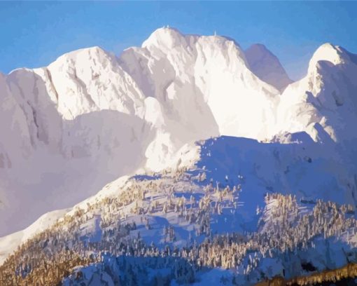 Snowy Mt Arrowsmith Diamond Painting