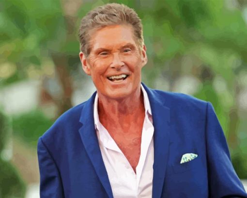 The Actor David Hasselhoff Diamond Painting