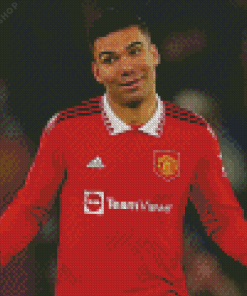 The Brazilian Footballer Carlos Casemiro Diamond Painting