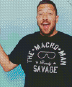 The Comedian Sal Vulcano Diamond Painting