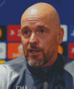 Football Manager Erik Ten Hag Diamond Painting