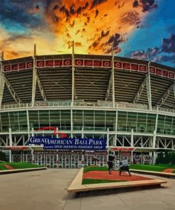 The Great American Ball Park Diamond Painting