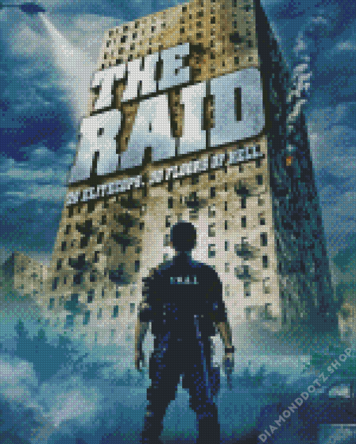 The Raid Movie Poster Diamond Painting