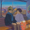 The Wind Rises Anime Couple Diamond Painting