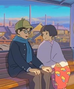 The Wind Rises Anime Couple Diamond Painting