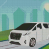 Toyota Alphard Diamond Painting