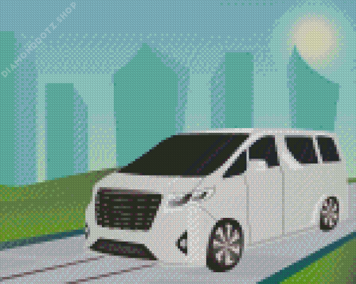 Toyota Alphard Diamond Painting