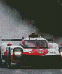 Toyota Hypercar With Smoke Diamond Painting