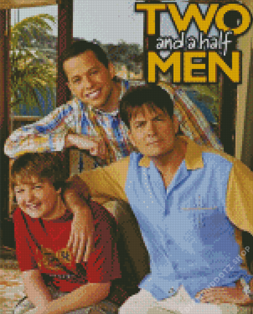 Two And A Half Men Sitcom Diamond Painting