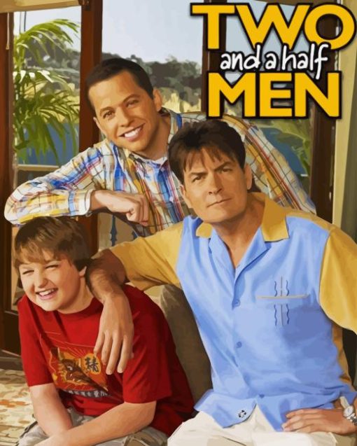 Two And A Half Men Sitcom Diamond Painting