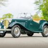 Vintage Green MG TD Car Diamond Painting