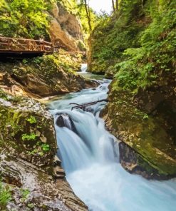 Vintgar Gorge Diamond Painting