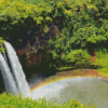 Wailua Waterfall Diamond Painting