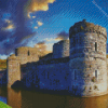 Wales Beaumaris Castle Diamond Painting