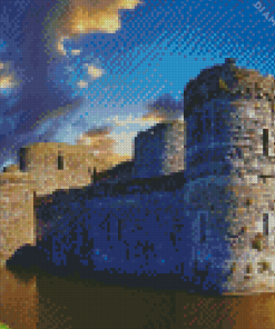 Wales Beaumaris Castle Diamond Painting