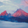 Watzmann Sunset Diamond Painting