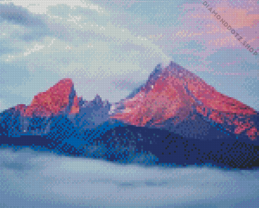 Watzmann Sunset Diamond Painting