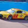 Yellow 22 Nascar Diamond Painting