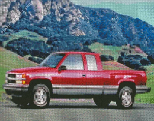 1990 Chevy car diamond By Numbers