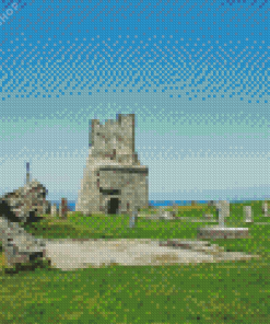 Aberystwyth Ruins Diamond Painting