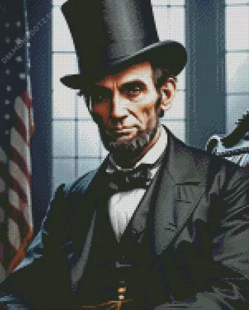 Abraham Lincoln Diamond Painting