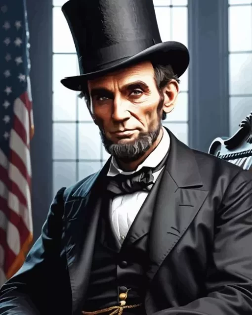 Abraham Lincoln Diamond Painting