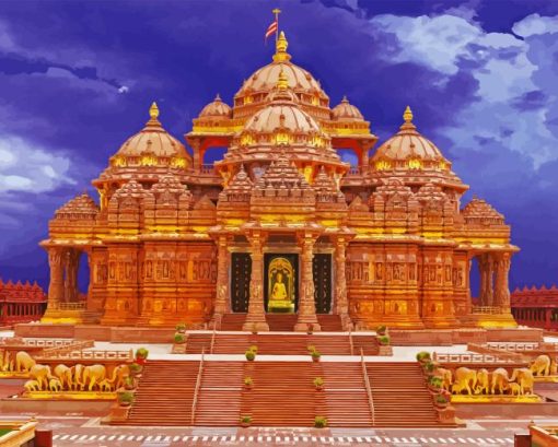 Akshardham Diamond Painting