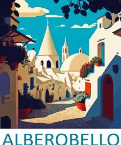 Alberobello Poster Diamond Painting