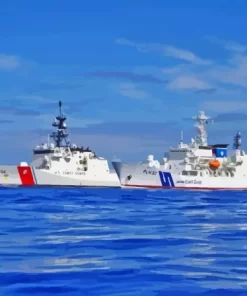 Armed Force Ship US Coast Guard Diamond Painting