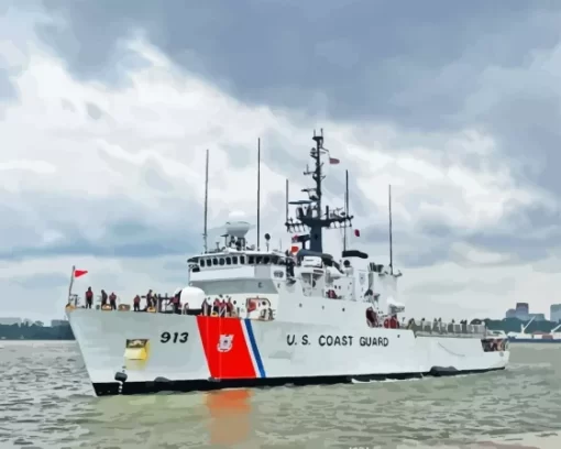 Armed Force United States Coast Guard Diamond Painting