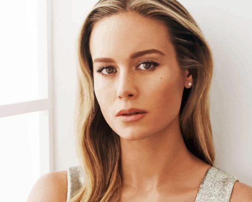 Beautiful Brie Larson Diamond Painting